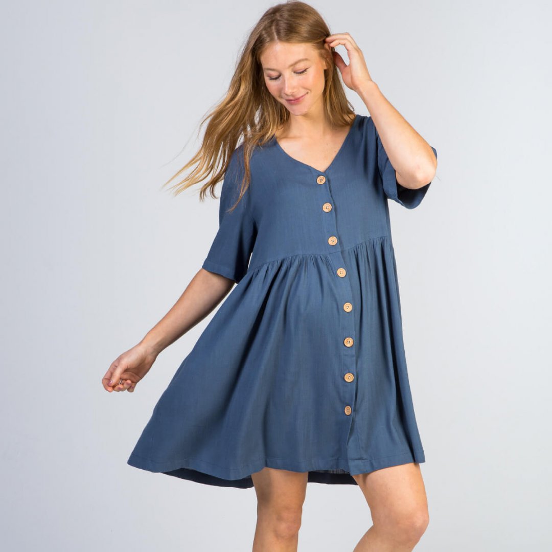 tiana vestido azul